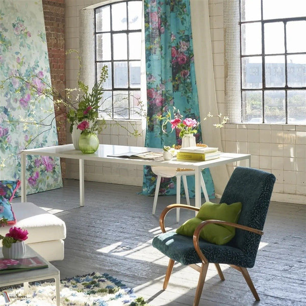 Bouquet de Roses papel pintado de Designers Guild sfeerbeeld