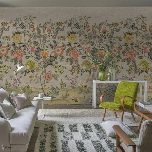 Brocart Decoratif Grasscloth papel pintado de Designers Guild sfeerbeeld