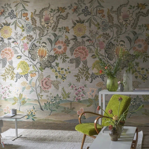 Brocart Decoratif Grasscloth papel pintado de Designers Guild sfeerbeeld