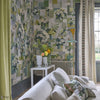 Celadon Vase Grasscloth Tapete von Designers Guild sfeerbeeld