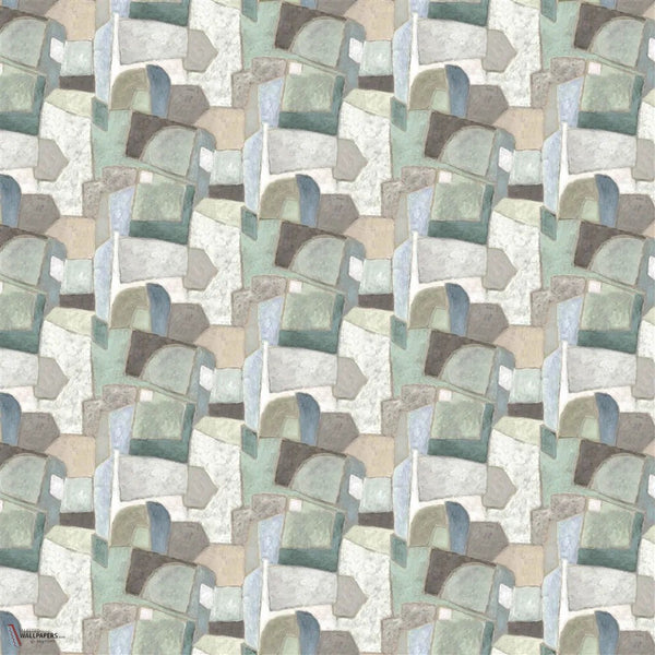 Clay Collage Tapete in Ecru von Designers Guild