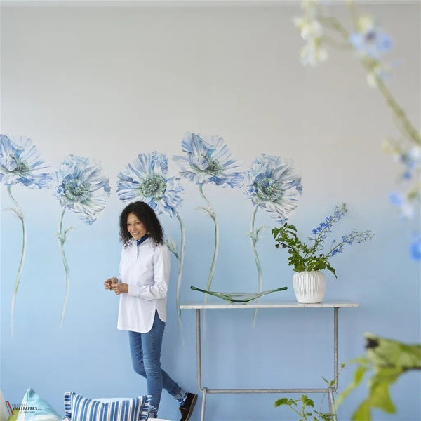 Coquelicot Tapete von Designers Guild sfeerbeeld