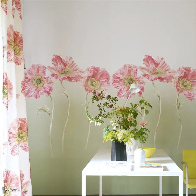 Coquelicot Tapete von Designers Guild sfeerbeeld