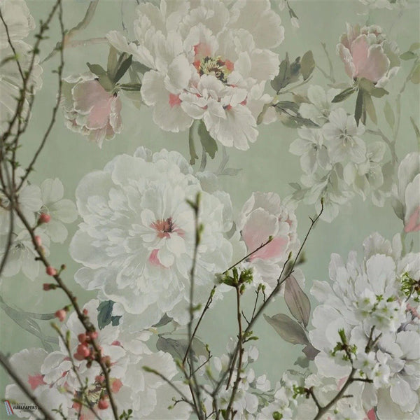 Fleur Blanche papel pintado de Designers Guild sfeerbeeld