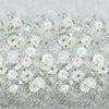 Fleur Blanche papel pintado en Platinum de Designers Guild