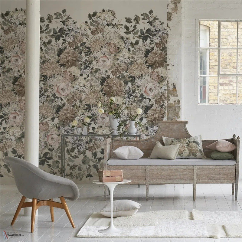 Fleur D Artistes papel pintado de Designers Guild sfeerbeeld
