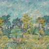 Foret Impressionniste Grasscloth papel pintado en Celadon de Designers Guild