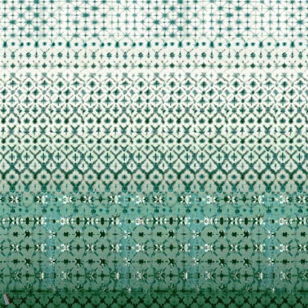 Karaoshi papel pintado en Celadon de Designers Guild