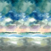 Paysage Marin papel pintado en Sky de Designers Guild