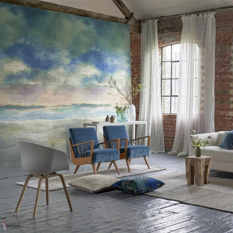 Paysage Marin Grasscloth papel pintado de Designers Guild sfeerbeeld