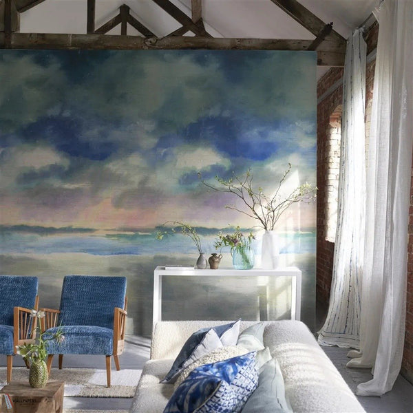 Paysage Marin Grasscloth papel pintado de Designers Guild sfeerbeeld