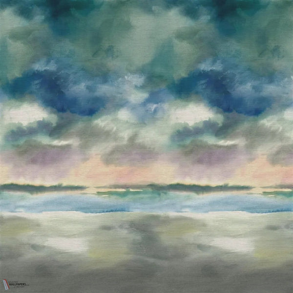 Paysage Marin Grasscloth papel pintado en Sky de Designers Guild