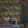 Raku Patchwork wallpaper by Designers Guild sfeerbeeld