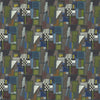 Raku Patchwork wallpaper in Chocolate by Designers Guild