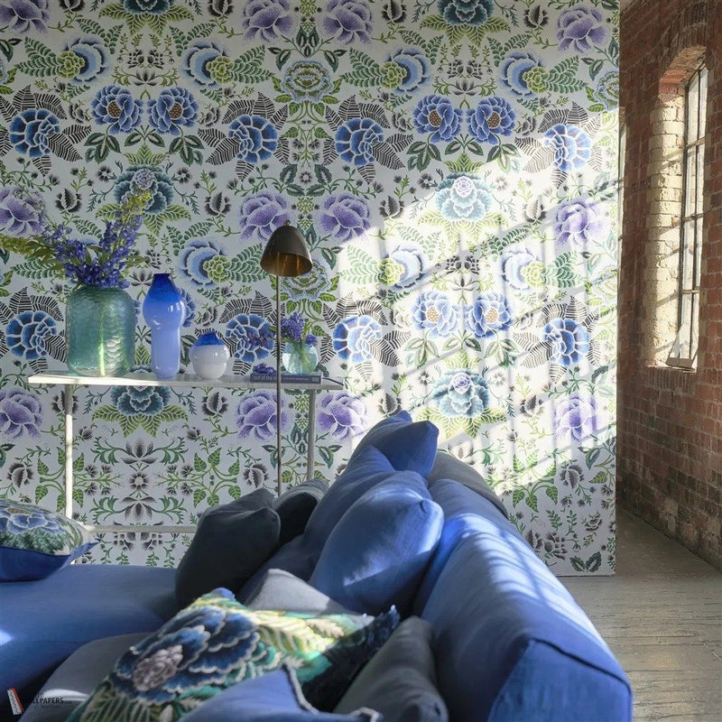 Rose de Damas papel pintado de Designers Guild sfeerbeeld