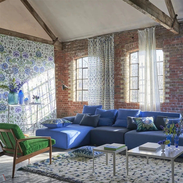 Rose de Damas papel pintado de Designers Guild sfeerbeeld