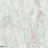 Dune Hares wallpaper in Pebble van Sanderson