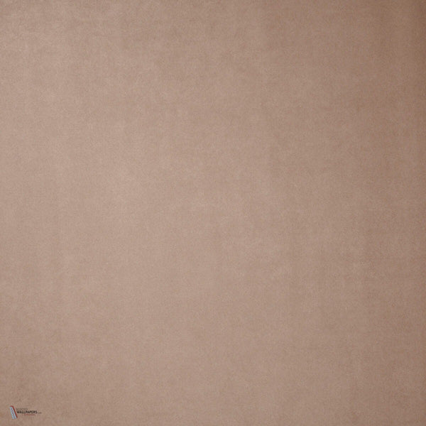 Suedine behang in Light Brown van Dutch Walltextile Company