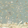 Dutch Tree of Life Tapete von Iksel — Aqua, Detail
