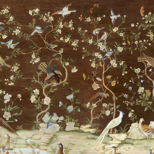 Dutch Tree of Life Tapete von Iksel — Original, Detail