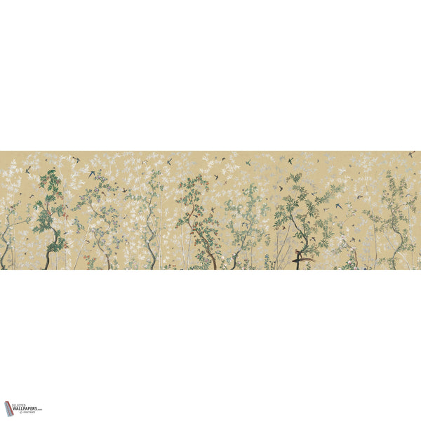 Eastern Eden behang in Yellow van Iksel