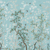 Eastern Eden behang van Iksel — Turquoise, detail