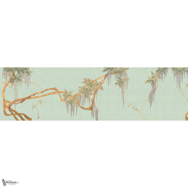 Edo Wisteria behang in Celery van Iksel