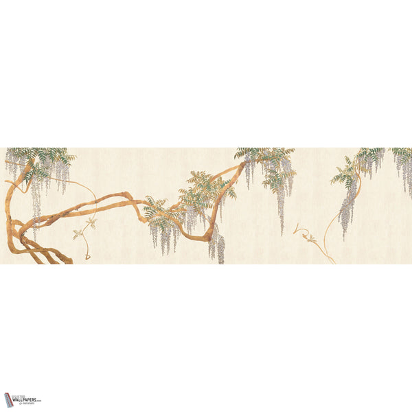 Edo Wisteria behang in Pale Peach van Iksel