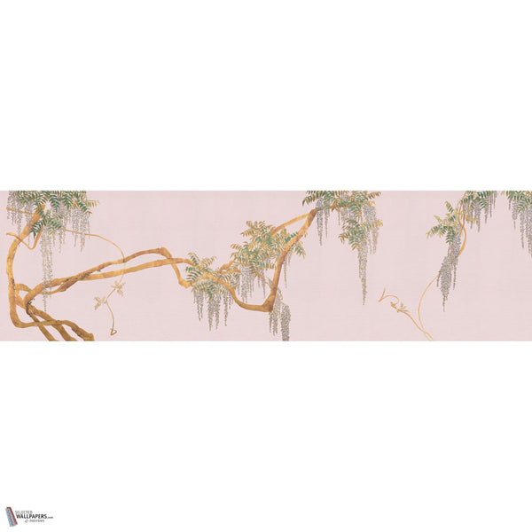 Edo Wisteria behang in Pink van Iksel