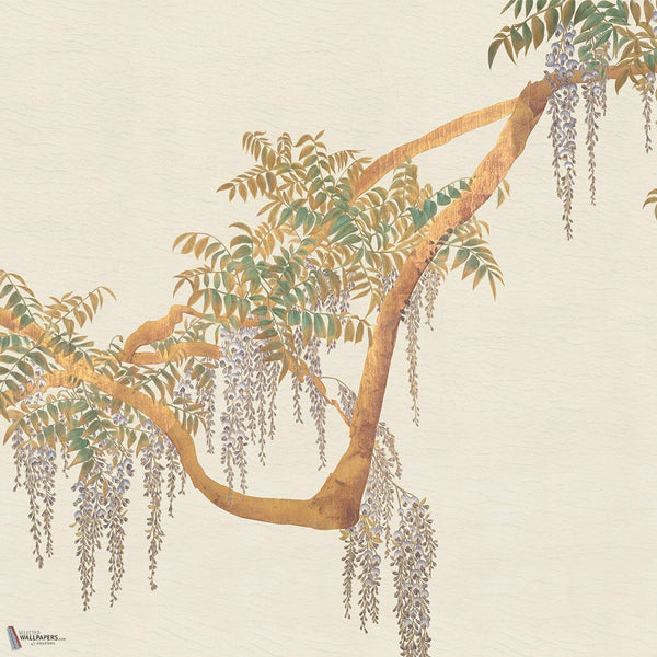 Edo Wisteria behang van Iksel — Bone, detail