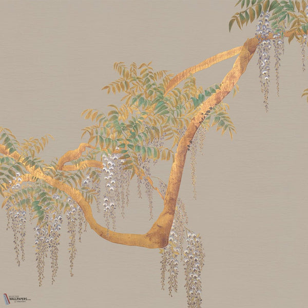 Edo Wisteria behang van Iksel — Chai, detail