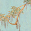 Edo Wisteria behang van Iksel — Crackled Blue, detail