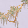 Edo Wisteria behang van Iksel — Lilac Mauvre, detail