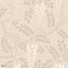Egerton behang in Chalk on Oat van Cole & Son