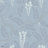 Egerton behang in Chalk on Silver Birch van Cole & Son