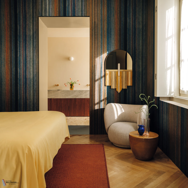 Cannelure wallpaper by Elitis — interior