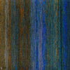 Cannelure wallpaper in Bois d'Azur by Elitis