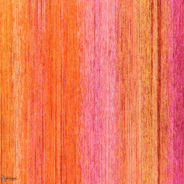 Cannelure wallpaper in Rose ardent by Elitis