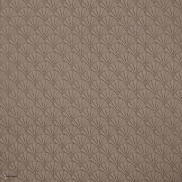 Elodie behang in Coral van 1838 wallcoverings