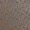 Enigma behang in Blue Gold van Farrow & Ball