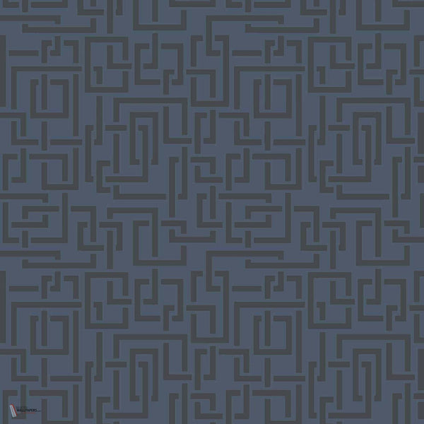 Enigma behang in Stiffkey Blue van Farrow & Ball