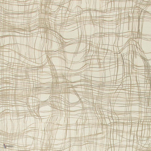 Entangle behang in Almond van Kelly Wearstler