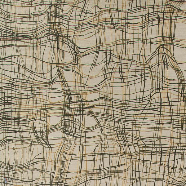 Entangle behang in Charred van Kelly Wearstler