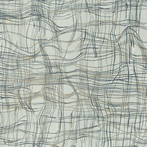 Entangle behang in Mist van Kelly Wearstler