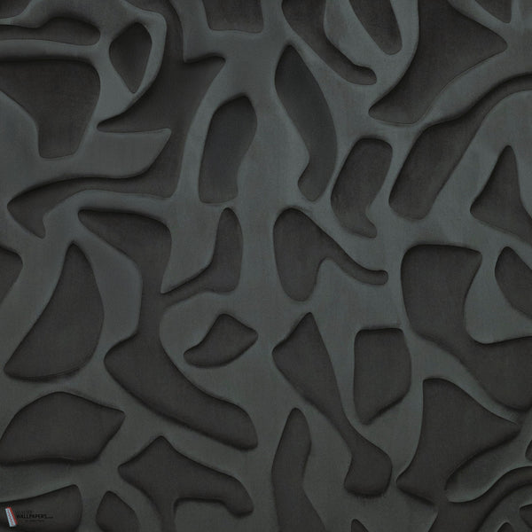 Erosion wallpaper in Carbone by Casamance
