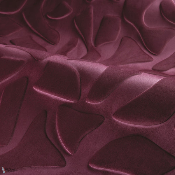 Erosion wallpaper in Lie de Vin by Casamance