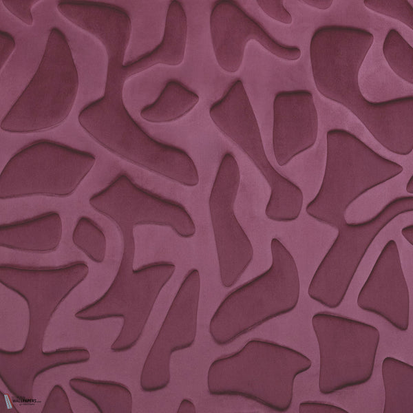 Erosion wallpaper in Lie de Vin by Casamance