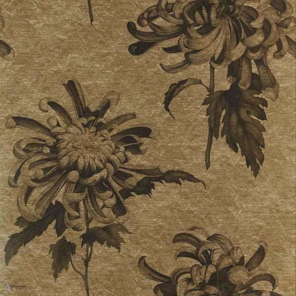 Evelyn behang in Antique Gold van Zoffany