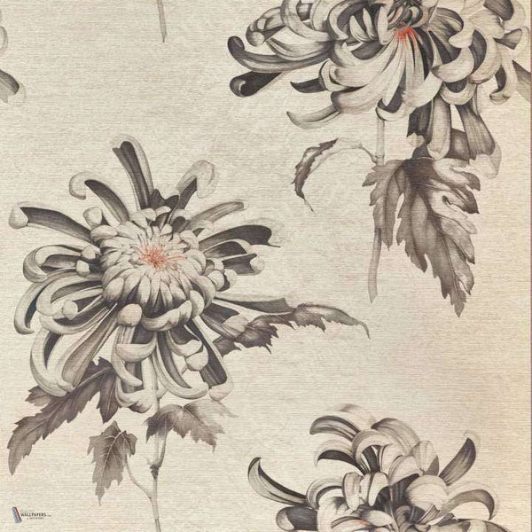 Evelyn behang in Vine Black van Zoffany