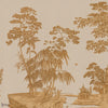 Exotic Chinoiserie behang van Iksel — Biscuit, detail